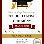 Grade 7 School Leaving Ceremony - doors open @ 9:45 - Ceremony starts @ 10am